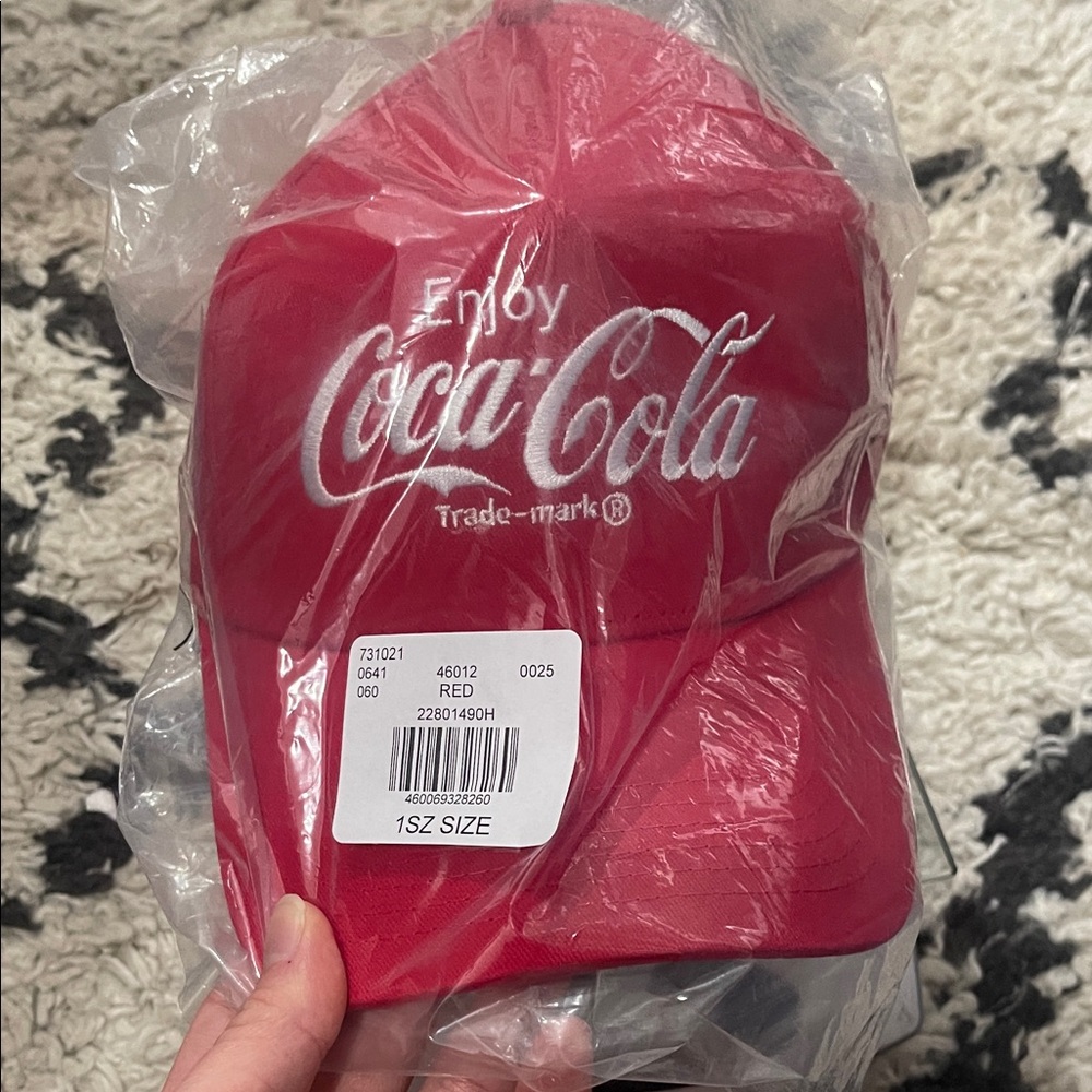 PacSun Coca-Cola Red Embroidered Baseball Cap